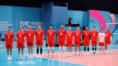 A Milli Erkek voleybol takımı, İslami Dayanışma Oyunları’nda Gümüş madalya kazandı