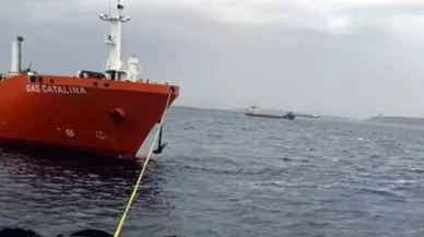 Çanakkale Boğazı'nda tanker arızası: Karanlık Liman'a çekildi
