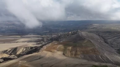 Ankara’da düşen jetin enkaz alanı havadan görüntülendi