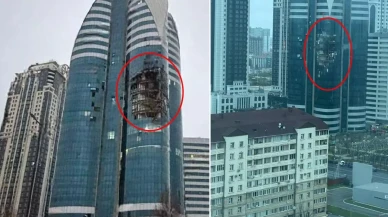 Başkent alarm sesleriyle yıkıldı! Gökdeleni dronla vurdular