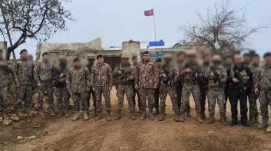 Özel Harekat Başkanı Ünsal Hayal, Suriye’deki üs bölgelerini ziyaret etti