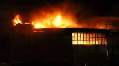 Hatay'da sanayi sitesinde korkutan yangın! 4 işyeri alevlere teslim oldu