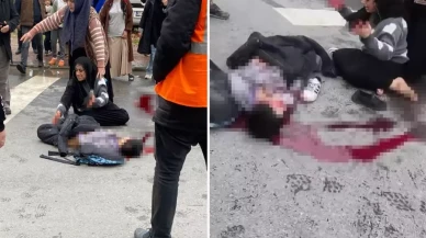 Günün en acı görüntüsü: Çaresizce evladının başında bekledi