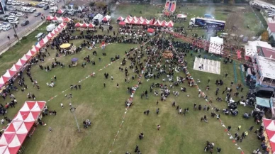 Tekirdağ'da festivale binlerce kişi katıldı: 3 ton hamsi dağıtıldı