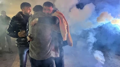 11'inci yargı paketi sonrası cezaevleri önünde tahliye coşkusu yaşandı