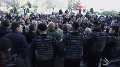 Sarıyer'de esnaf gün değişikliğini protesto etti