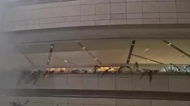 Şişli'deki AVM'de yangın: Müşteriler tahliye edildi