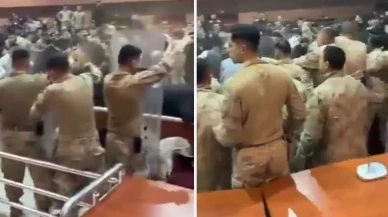 Barış Boyun karar duruşmasında mahkeme salonu savaş alanına döndü