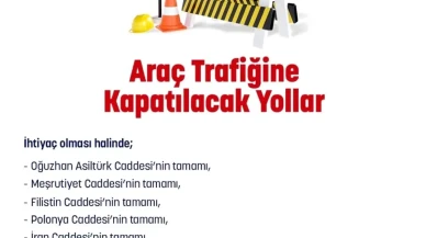 Yılbaşı tedbirleri nedeniyle bazı yollar trafiğe kapatılacak