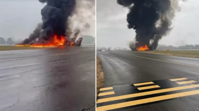 ABD'de uçak kazası: İniş esnasında alev aldı, 5 kişi hayatını kaybetti