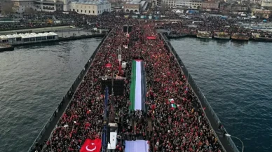 Galata Köprüsü’nde Filistin için büyük yürüyüş! İşte kapatılacak yollar