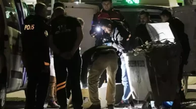 Yeni doğan bebeği çöp konteynerine annesi bırakmış