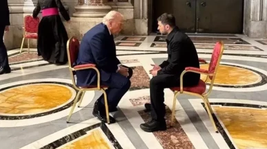 Trump ve Zelenski, Papa'nın cenazesi sırasında bir görüşme gerçekleştirdi