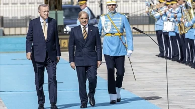 Cumhurbaşkanı Erdoğan, Pakistan Başbakanı Şerif'i kabul etti ve onuruna yemek verdi