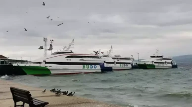 BUDO seferleri olumsuz hava koşulları nedeniyle iptal edildi