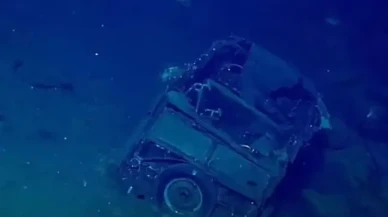 II. Dünya savaşında batan uçak gemisinin enkazında gizemli bir araç bulundu