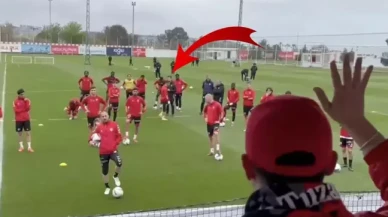 Emre Kılınç, taraftarın sözleri sonrası antrenmanı terk etti