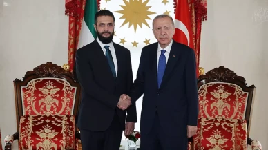 Cumhurbaşkanı Erdoğan ile Şara Dolmabahçe'de bir araya geldi!