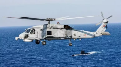 MSB'nin helikopteri denize acil iniş yaptı