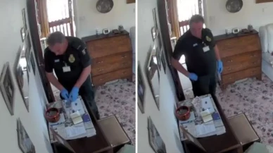 Ambulans görevlisi, ölen kadının evinden para çaldı