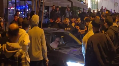 Bağdat Caddesi'nde Galatasaray taraftarlarına saldırı