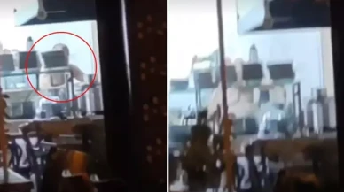 Çıplak şekilde çalışan aşçının görüntüleri tepki çekti
