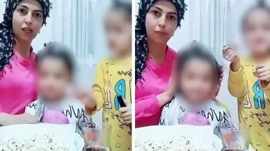 Çocuklarıyla makyaj videosu çeken kadına tepki yağdı: Para için çocuklarını kullanıyor