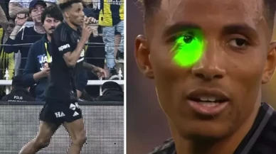 Derbide Gedson Fernandes'e tutulan lazerin bedeli ağır oldu