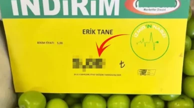 Markette tane ile satılan eriğin fiyatını görenler gözlerine inanamadı
