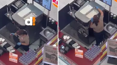 Ünlü markanın şubesinde mide bulandıran hareket