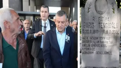 Özgür Özel'e yumruk atan saldırganın katlettiği oğlunun mezarındaki sözler dikkat çekti