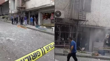 Güngören'de büfede patlama! Sokak savaş alanına döndü