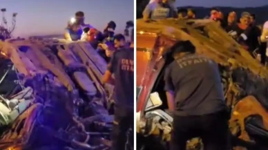 Aşırı hız yaptı, aracı hurdaya döndü! Sürücü ağır yaralı