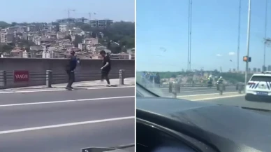 15 Temmuz Şehitler Köprüsü'nde elinde silahla intihara kalkıştı