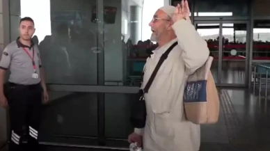 Hacdan dönen yaşlı çift, gördükleri manzara karşısında neye uğradıklarını şaşırdılar