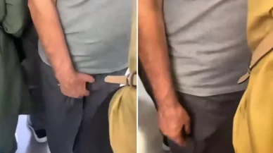 Toplu taşımada taciz skandalı! Kızı yaşındaki kadına yaptıklarına bakın