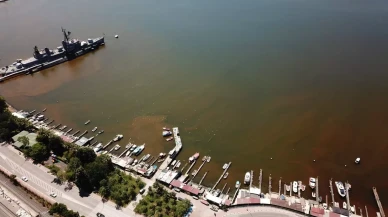 İzmit Körfezi'nde denizin rengi kahverengiye döndü