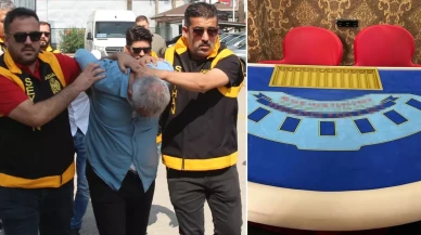 Özel okul yanında kumarhane! Tavanı cephaneye çevirmişler