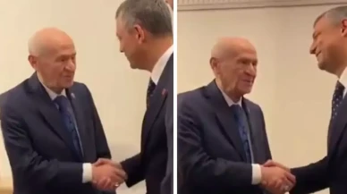 Meclis kulisinde sürpriz diyalog: Bahçeli'den Özgür Özel'e dikkat çeken söz