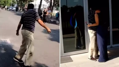 Yırtık kıyafetleriyle kızını YKS'ye yetişmek isteyen babaya büyük şok