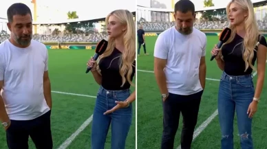 Arda Turan'ın Ukraynalı muhabirle yaptığı röportaj olay oldu