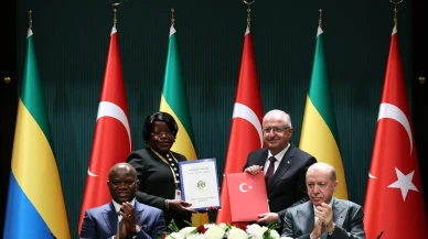 Cumhurbaşkanı Erdoğan'dan Gazze çıkışı! Gabon ile 8 anlaşma...