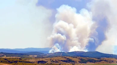 Edirne'de orman yangını: Arazöz devrildi, 4 yaralı!