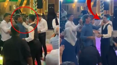 Damat düğünde babasını çileden çıkardı, en sonunda tokadı yedi