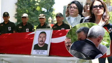 Yangın şehidi İbrahim Demir için tören! Gözyaşları sel oldu