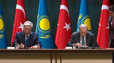 Cumhurbaşkanı Erdoğan ve Tokayev arasında stratejik zirvede 20 yeni anlaşma imzalandı!