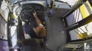 Şok edici kaza anlarının görüntüleri gün yüzüne çıktı! Sürücünün şaşırtan manevrası!