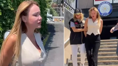 Ters kelepçeyle gözaltına alınan Meral Kaplan, adliye yolunda duygusal anlar yaşadı!