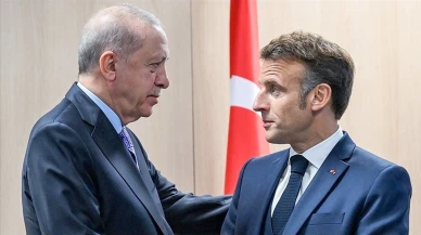 Cumhurbaşkanı Erdoğan ve Macron'dan kritik  görüşme!