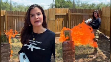 ABD'li siyasetçiden alçak saldırı! Kur’an-ı Kerim yaktı